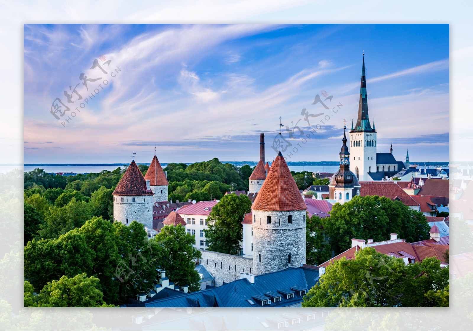 爱沙尼亚塔林城市风景