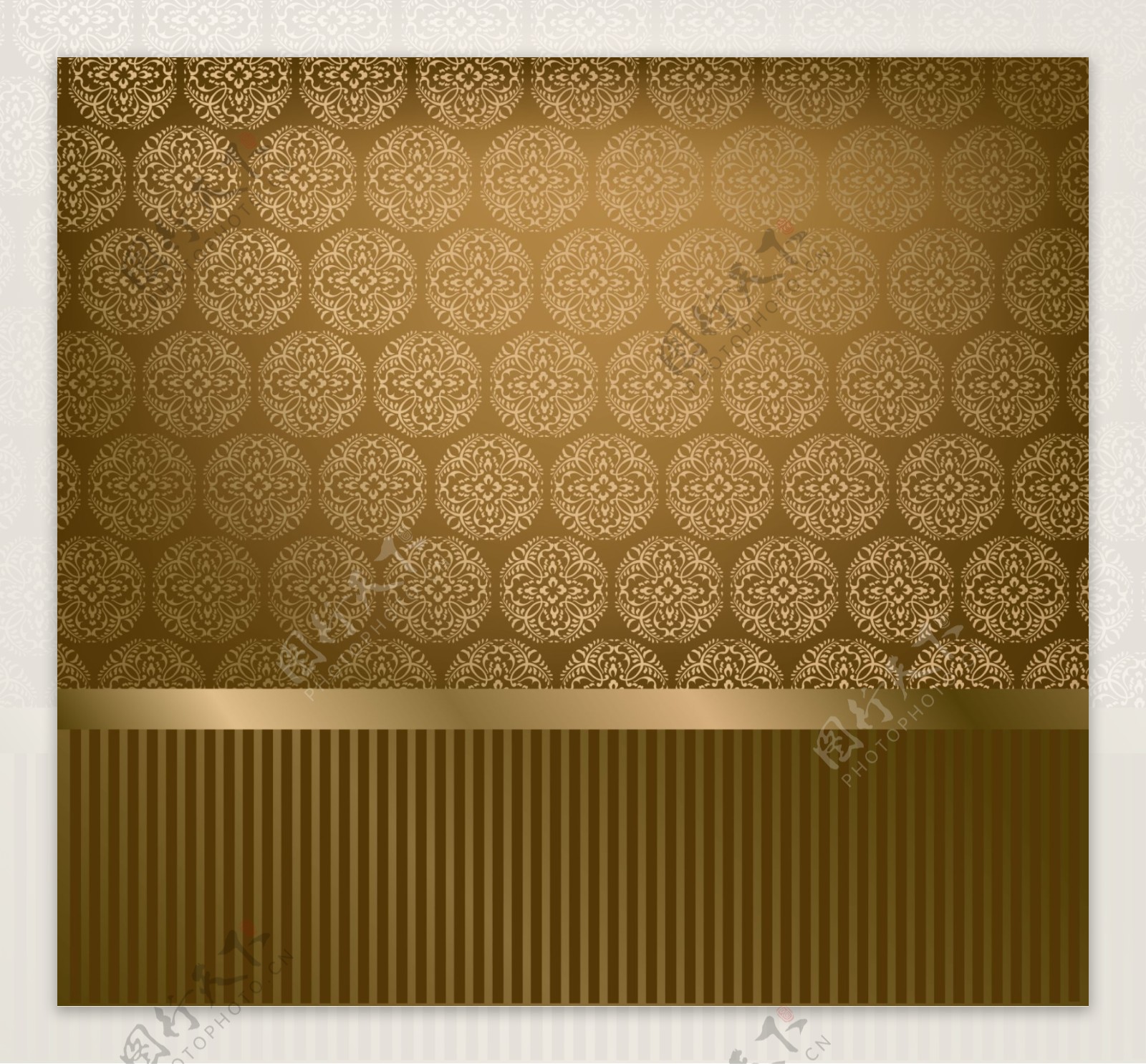 金色壁纸背景墙