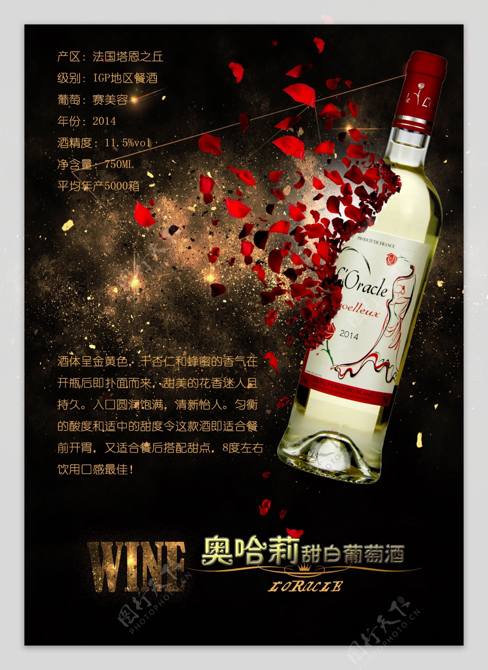 红酒葡萄酒海报