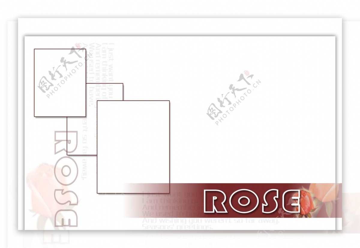 ROSE相册设计模板