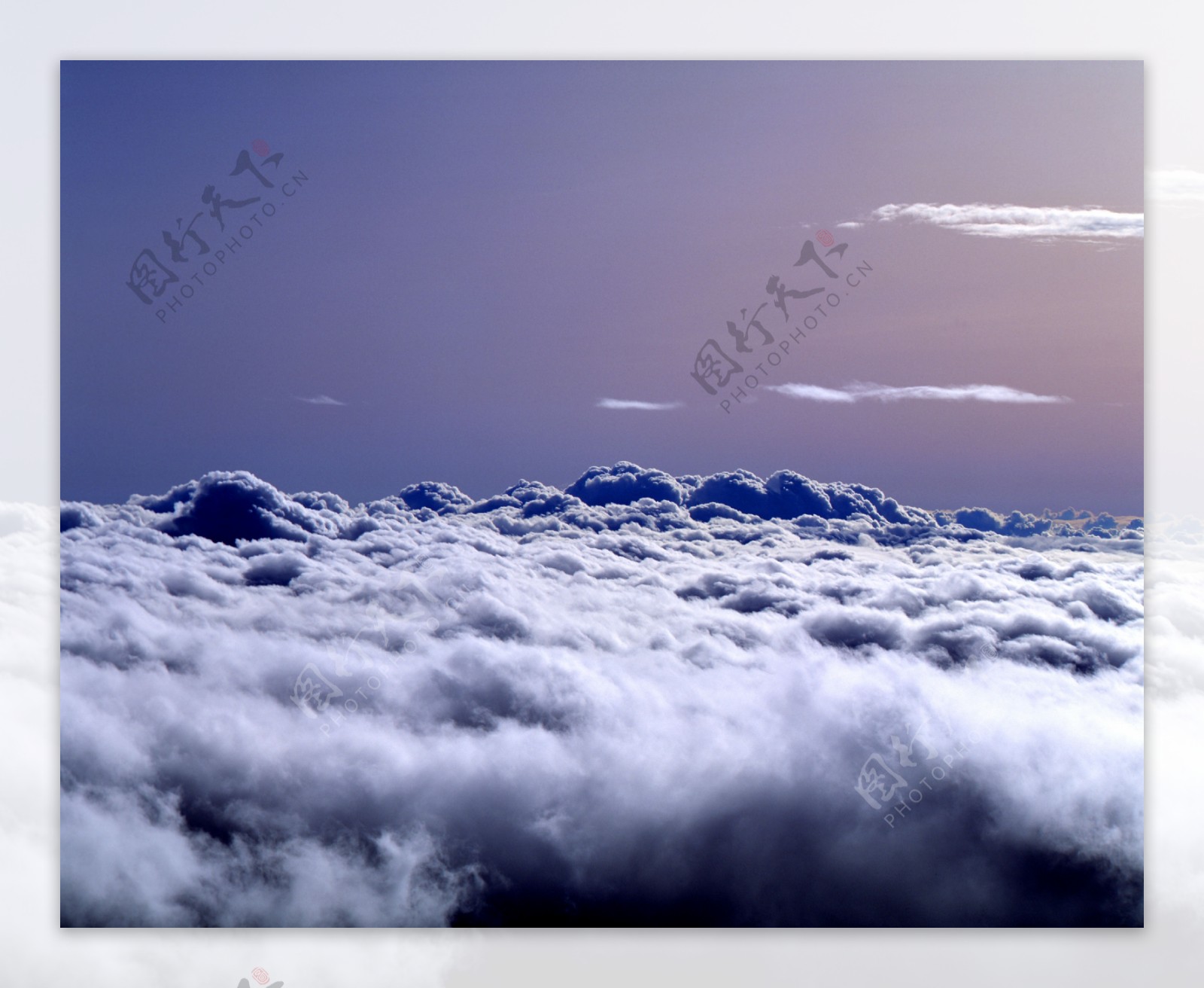 气势磅礴的云海图片