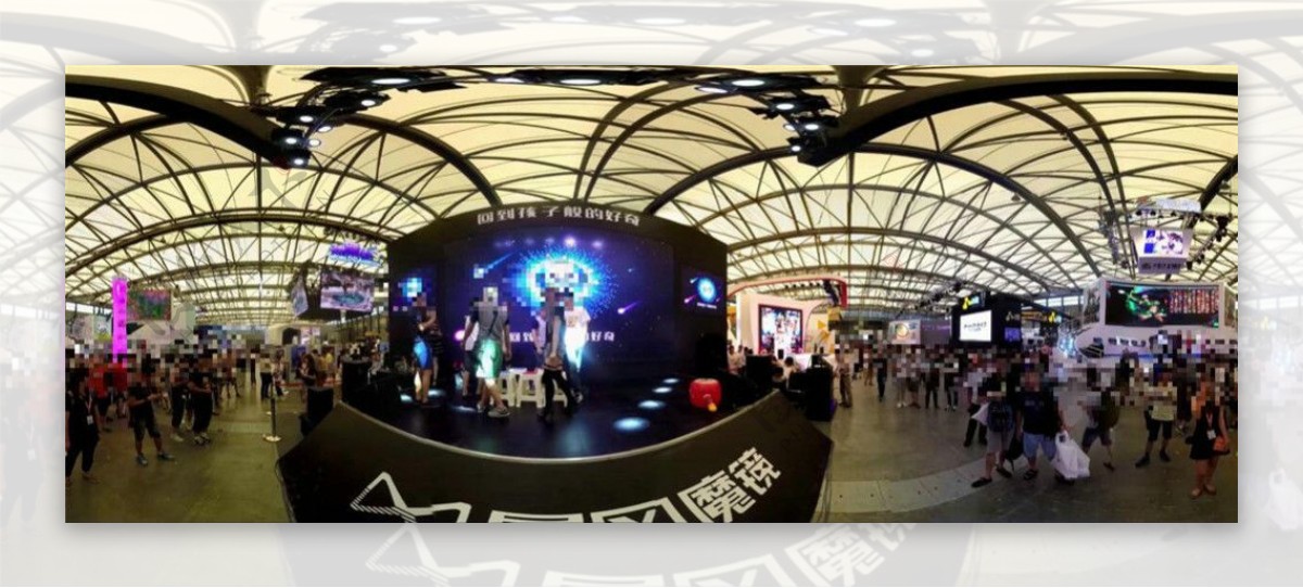 CJ魔镜展台体验VR视频