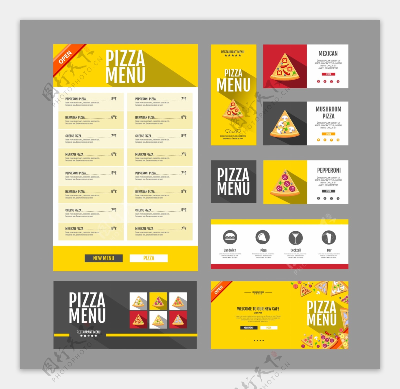 黄色披萨菜谱