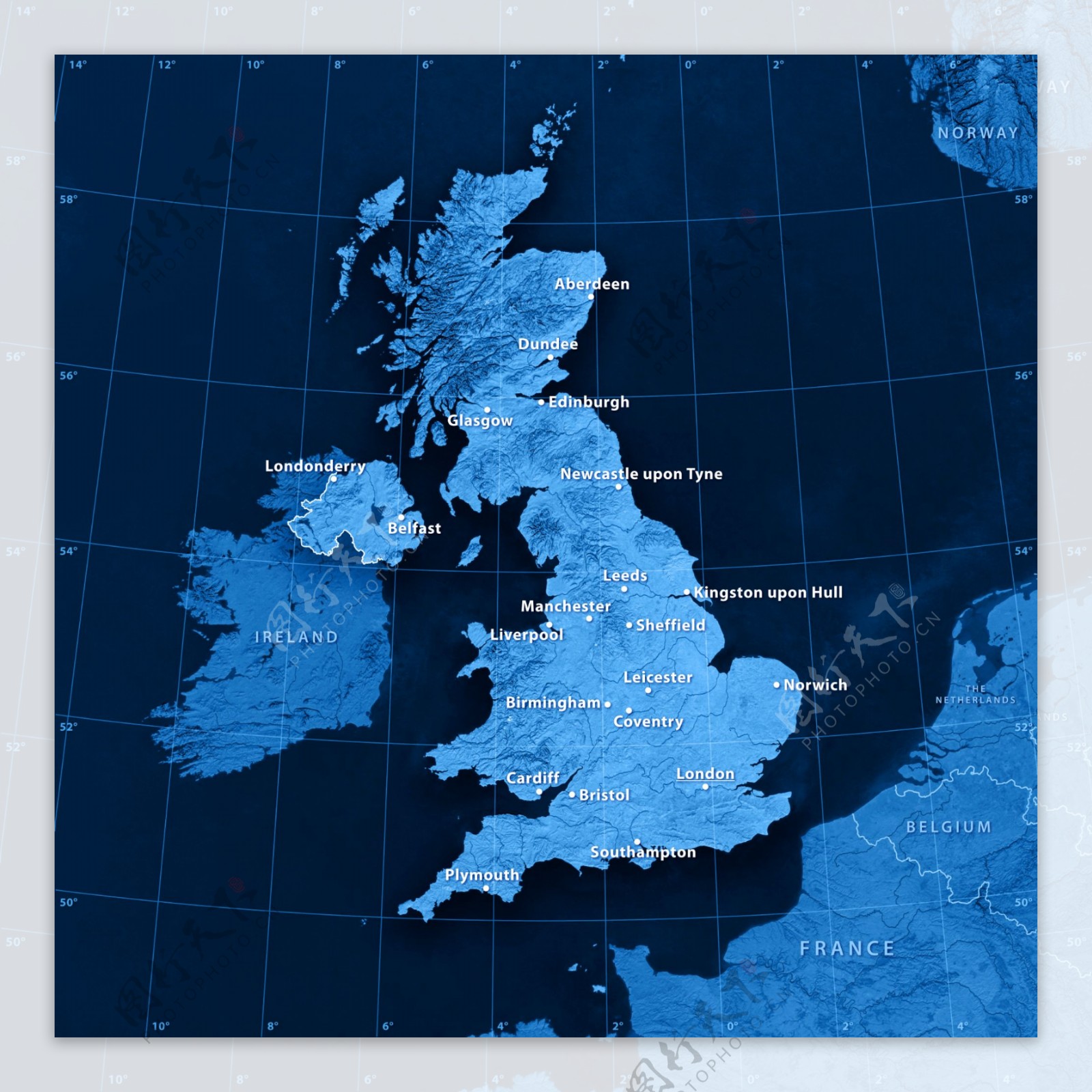 英国地图_广告设计_矢量图_图行天下图库