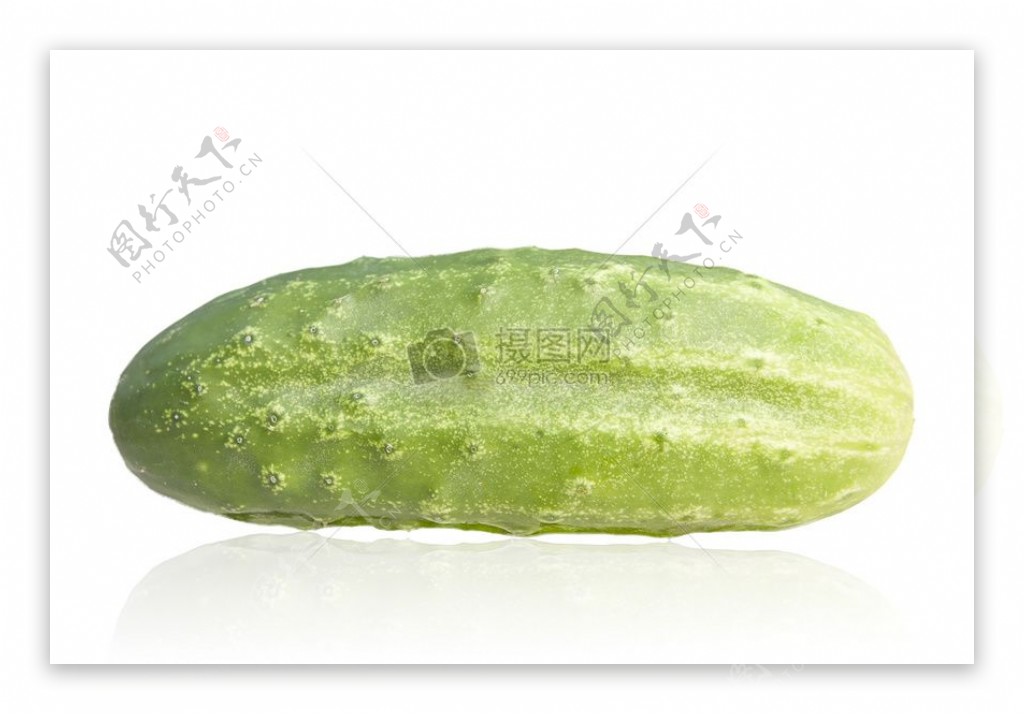 一根绿色的黄瓜
