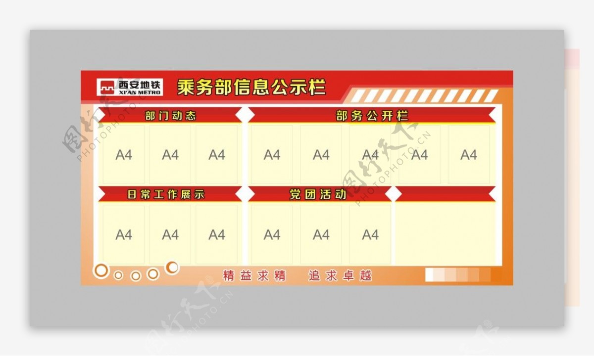 企业日常信息公示栏