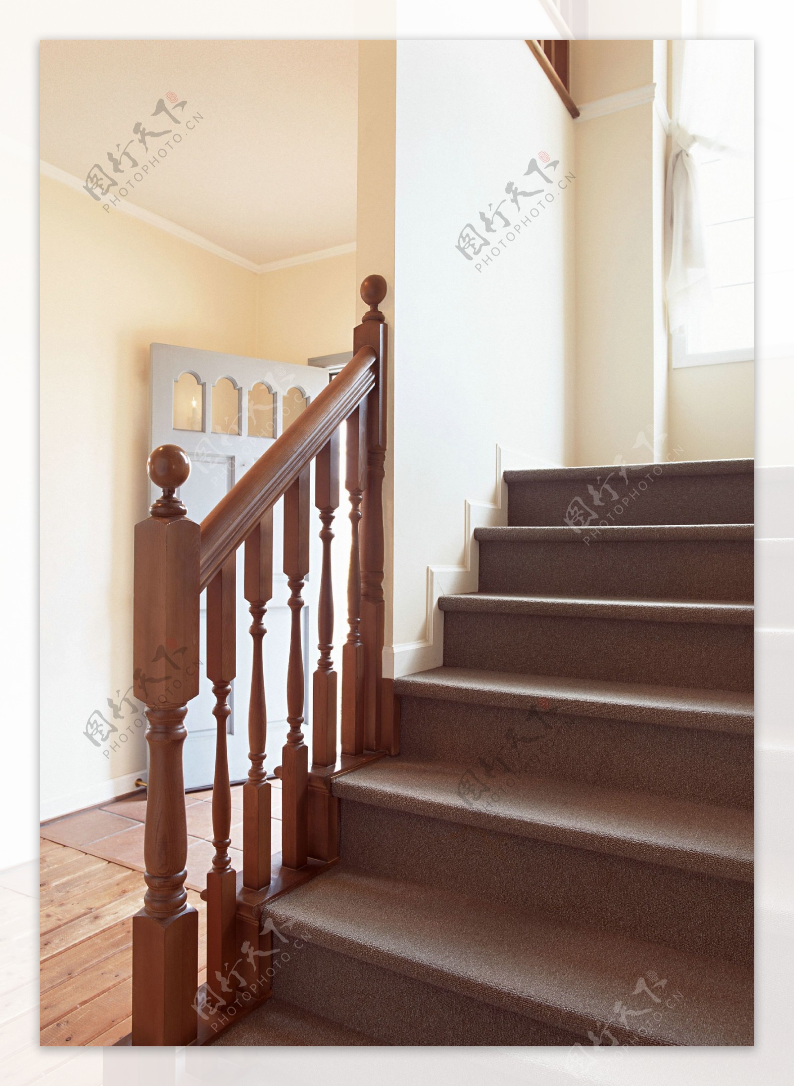 豪华风格室内楼梯局部图片