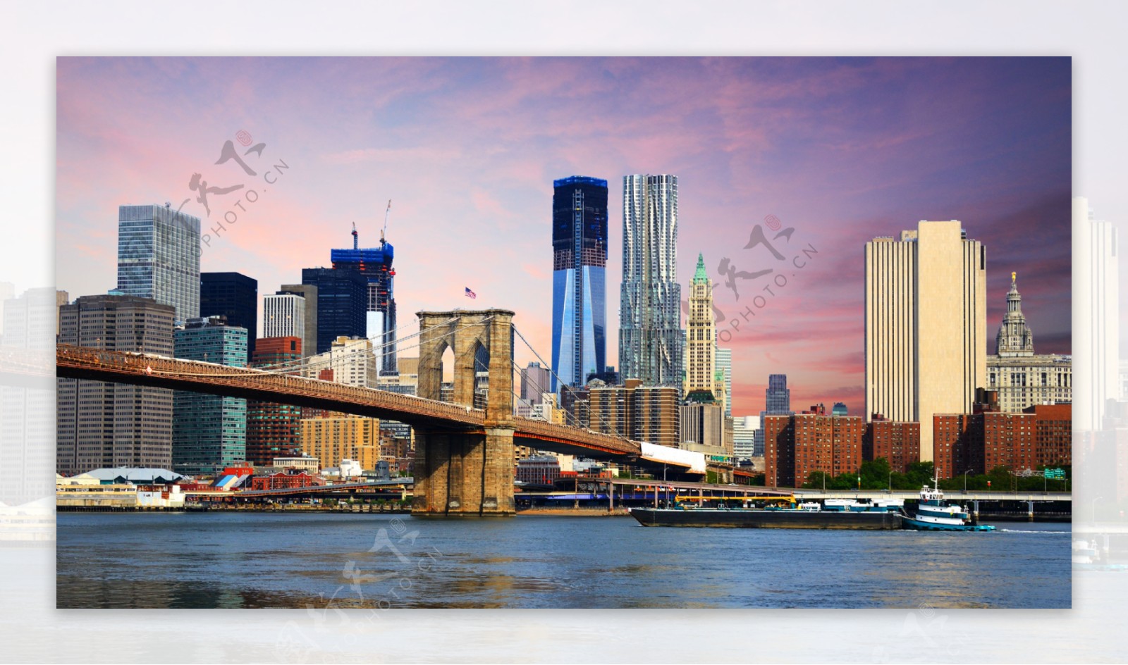 布鲁克林大桥风景图片