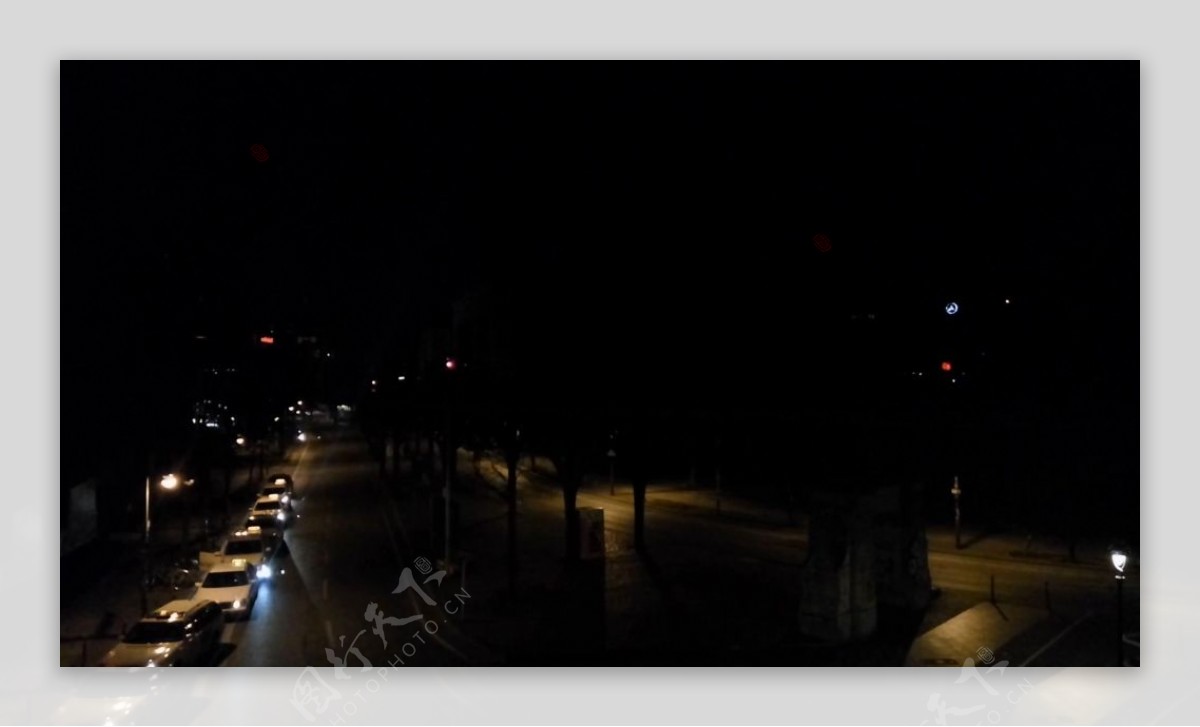 城市交通夜景视频