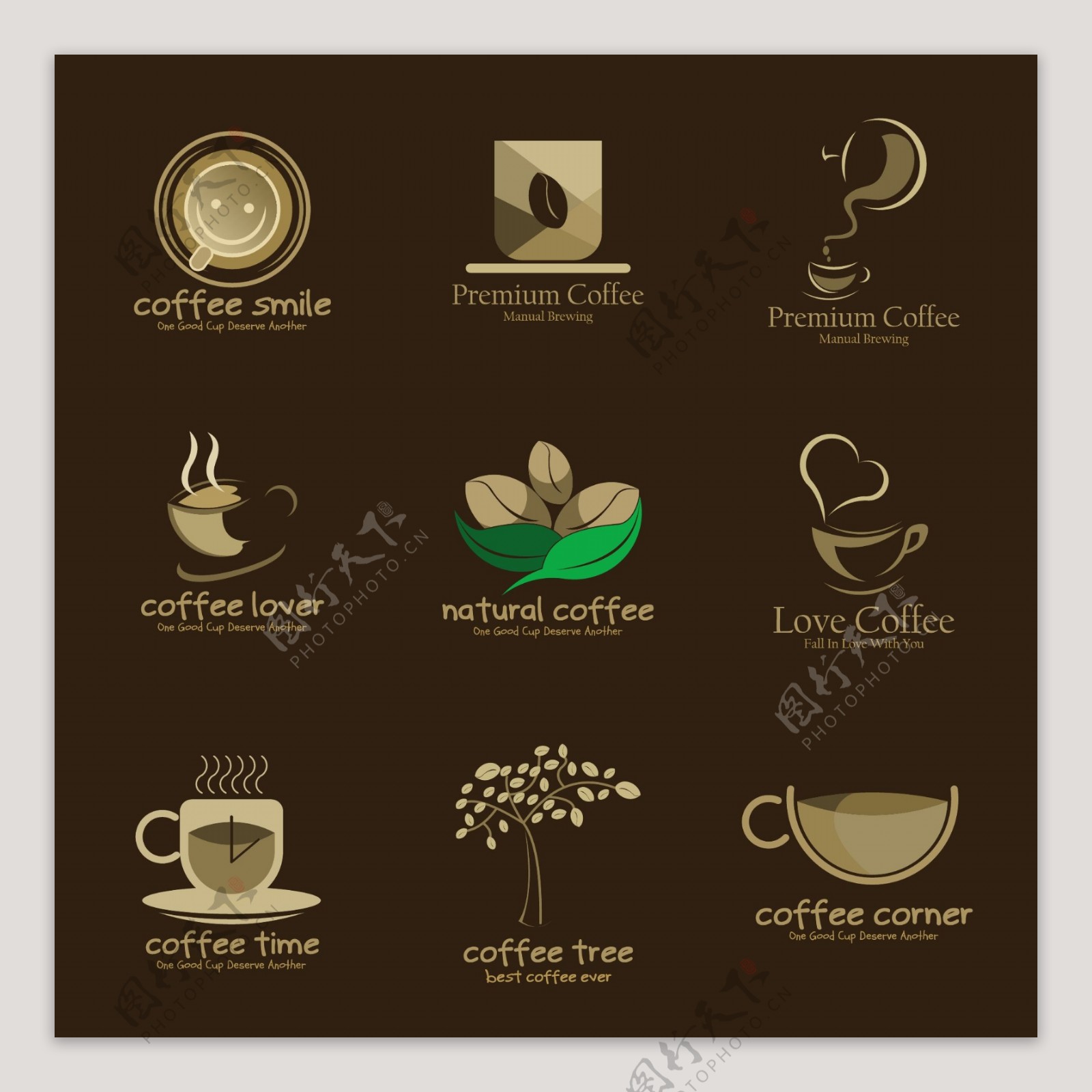 咖啡图标设计