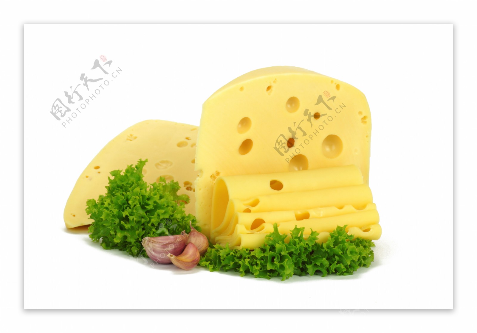 奶酪与生菜图片