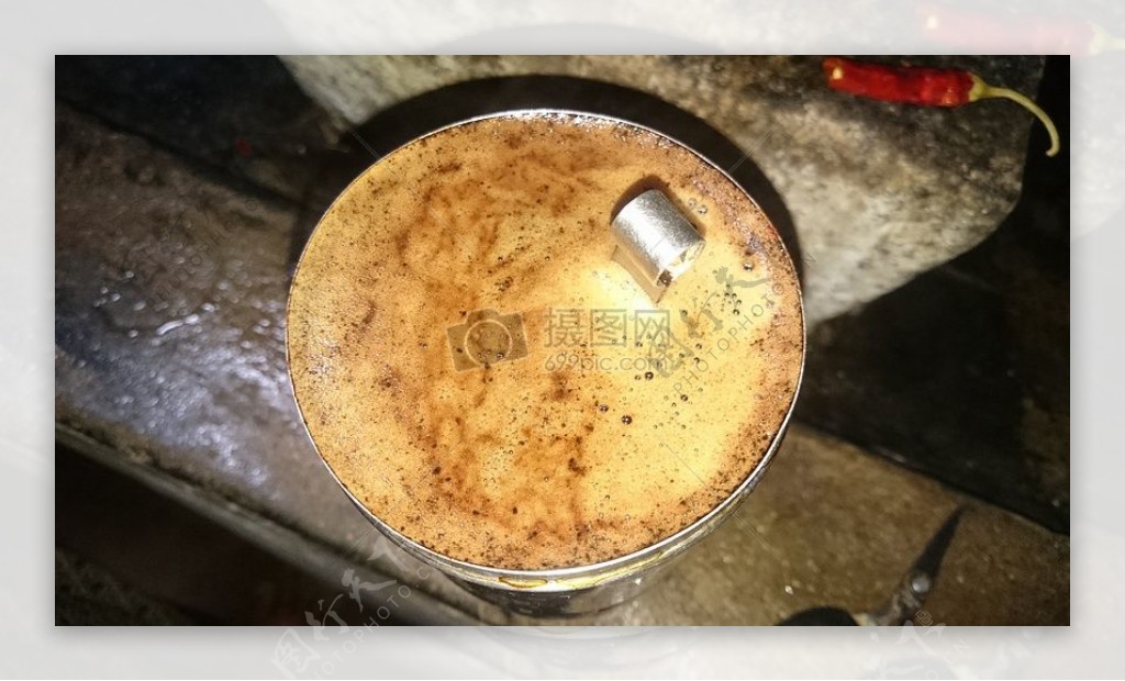 咖啡厨房家庭泡沫印度