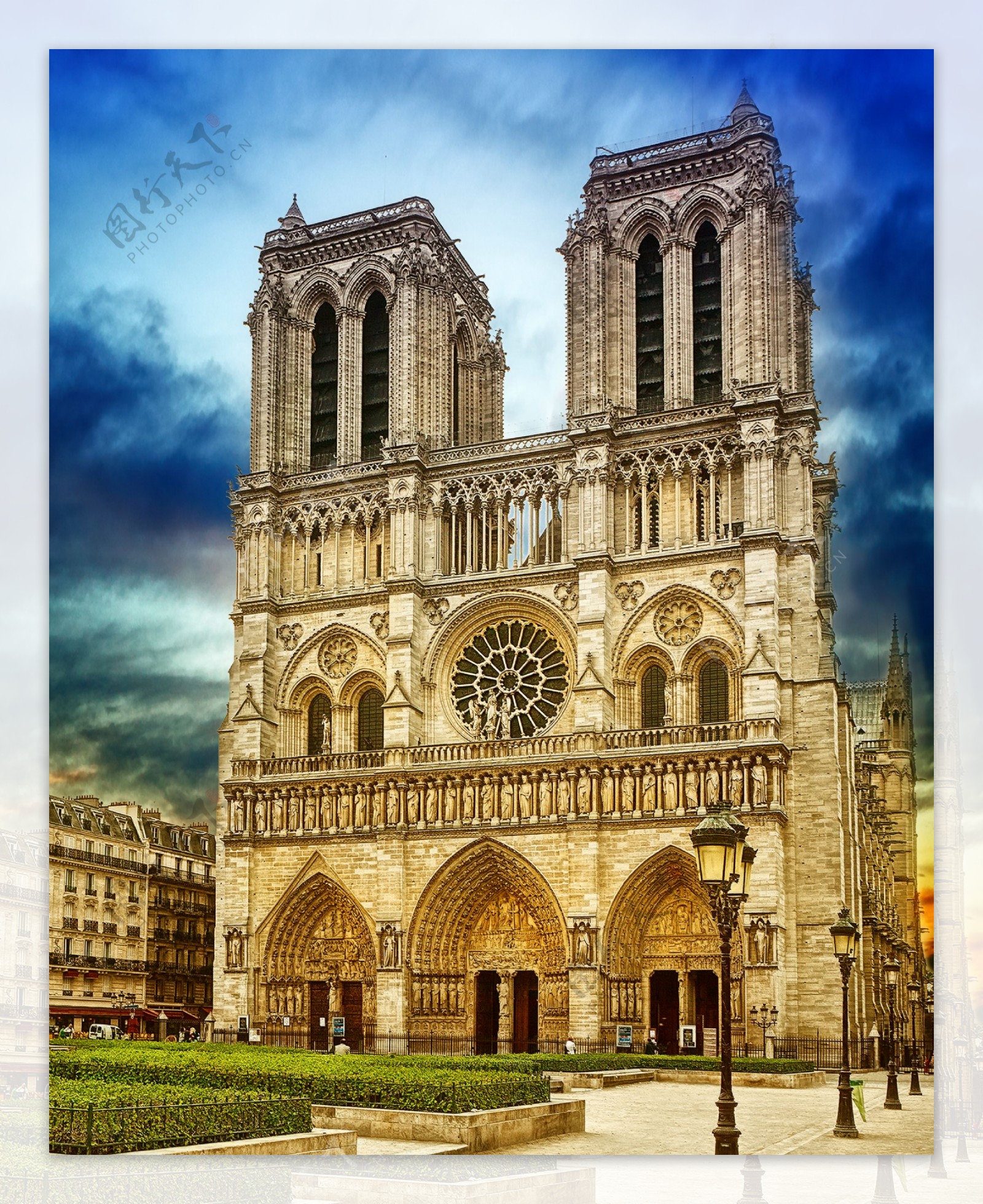 巴黎圣母院建筑图片