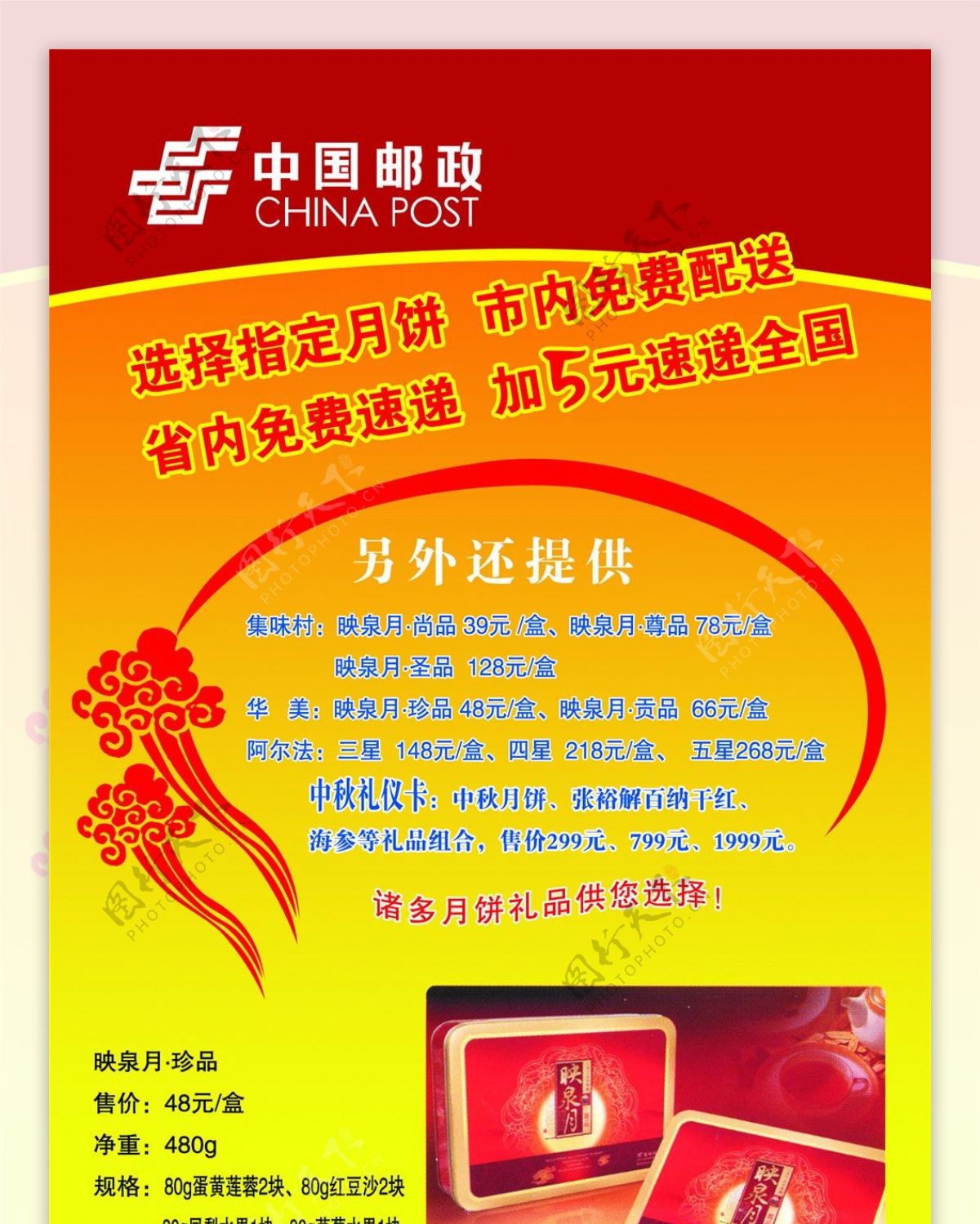 中国邮政展板设计