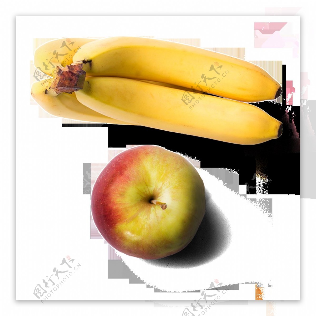 苹果和香蕉图片免费下载-5119708900-千图网Pro