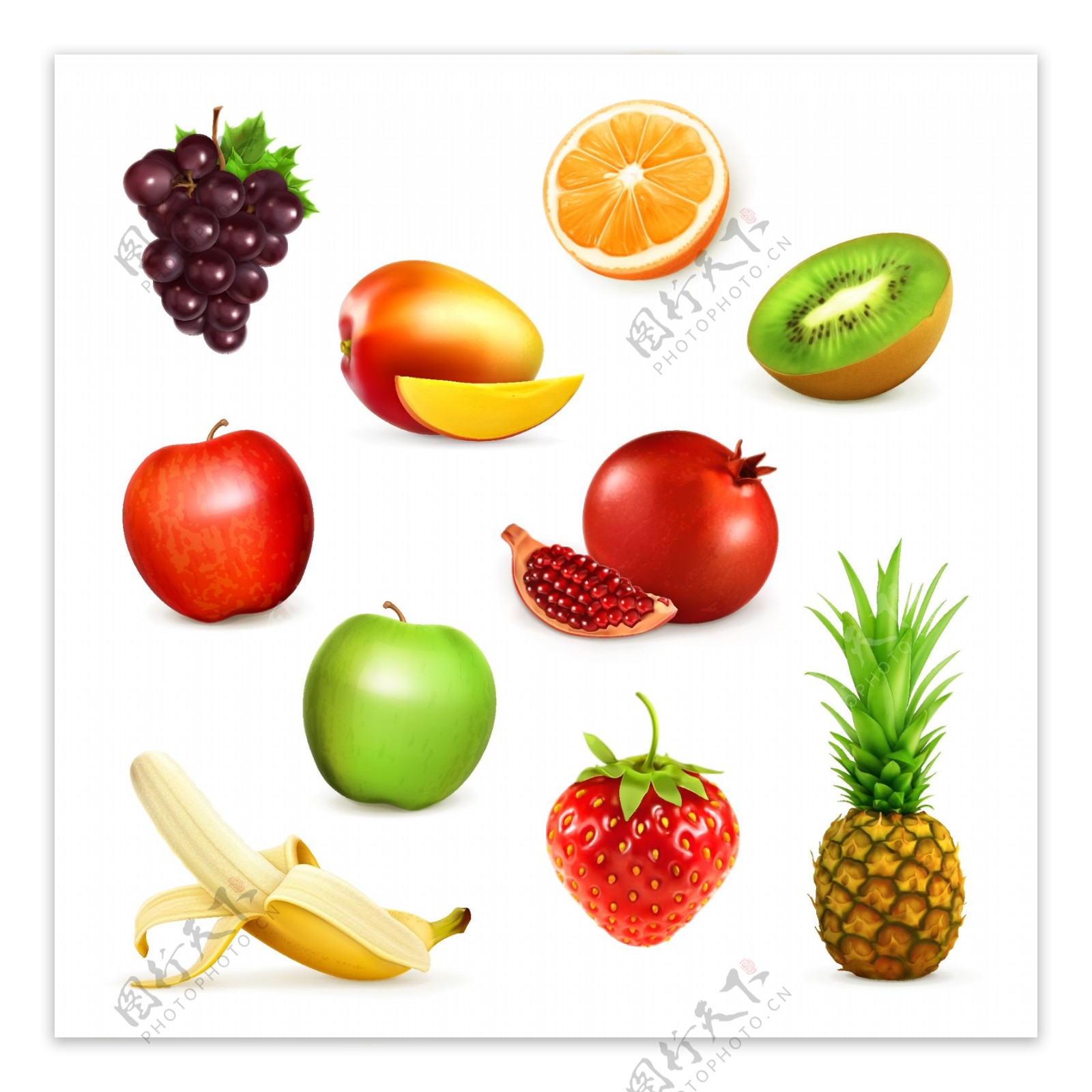 各种美味水果素材图片