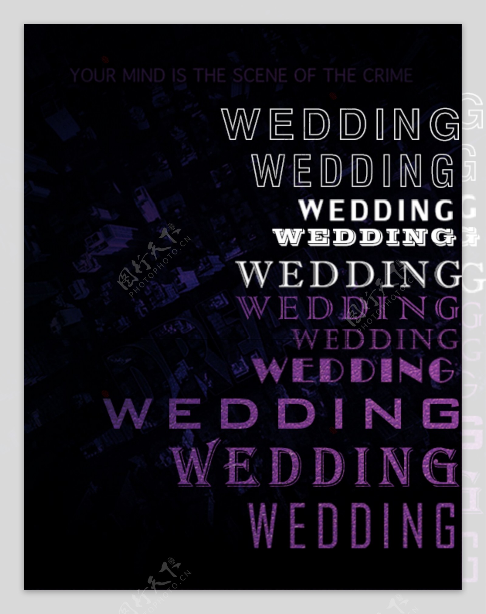 WEDDING暗黑神秘海报