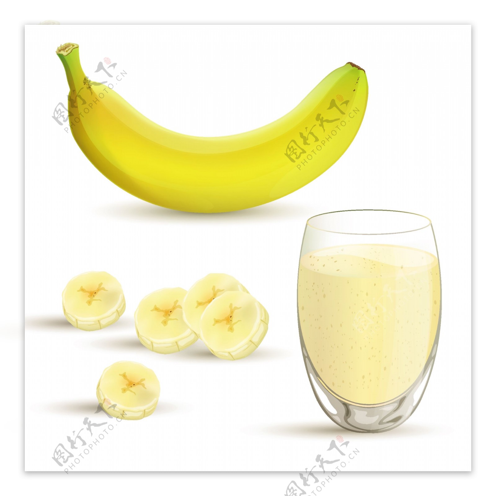 香蕉牛奶素材-香蕉牛奶图片-香蕉牛奶素材图片下载-觅知网