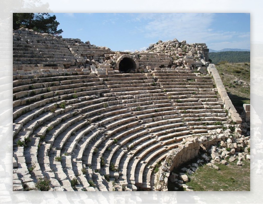 罗马剧院的废墟