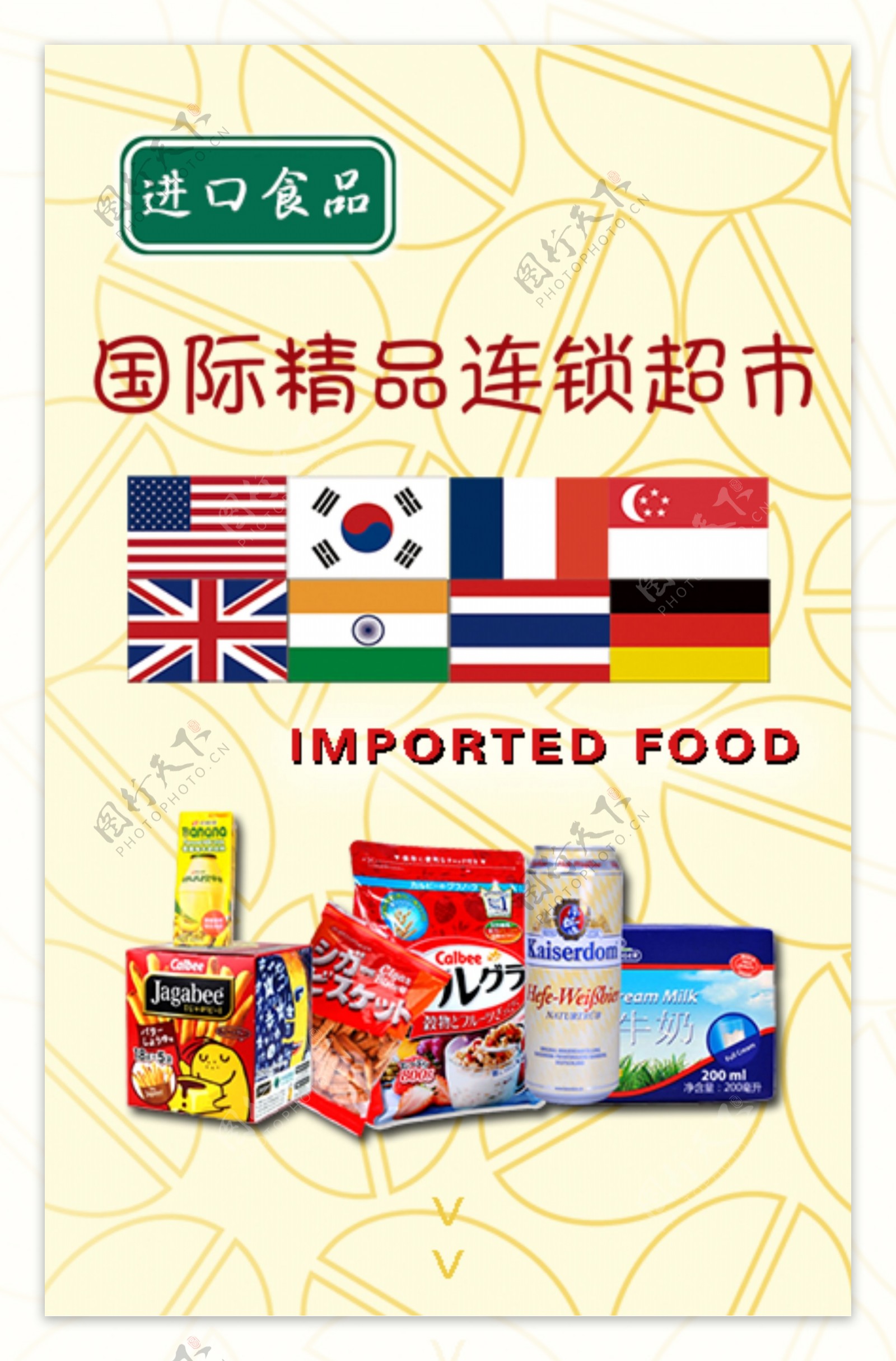 进口食品海报