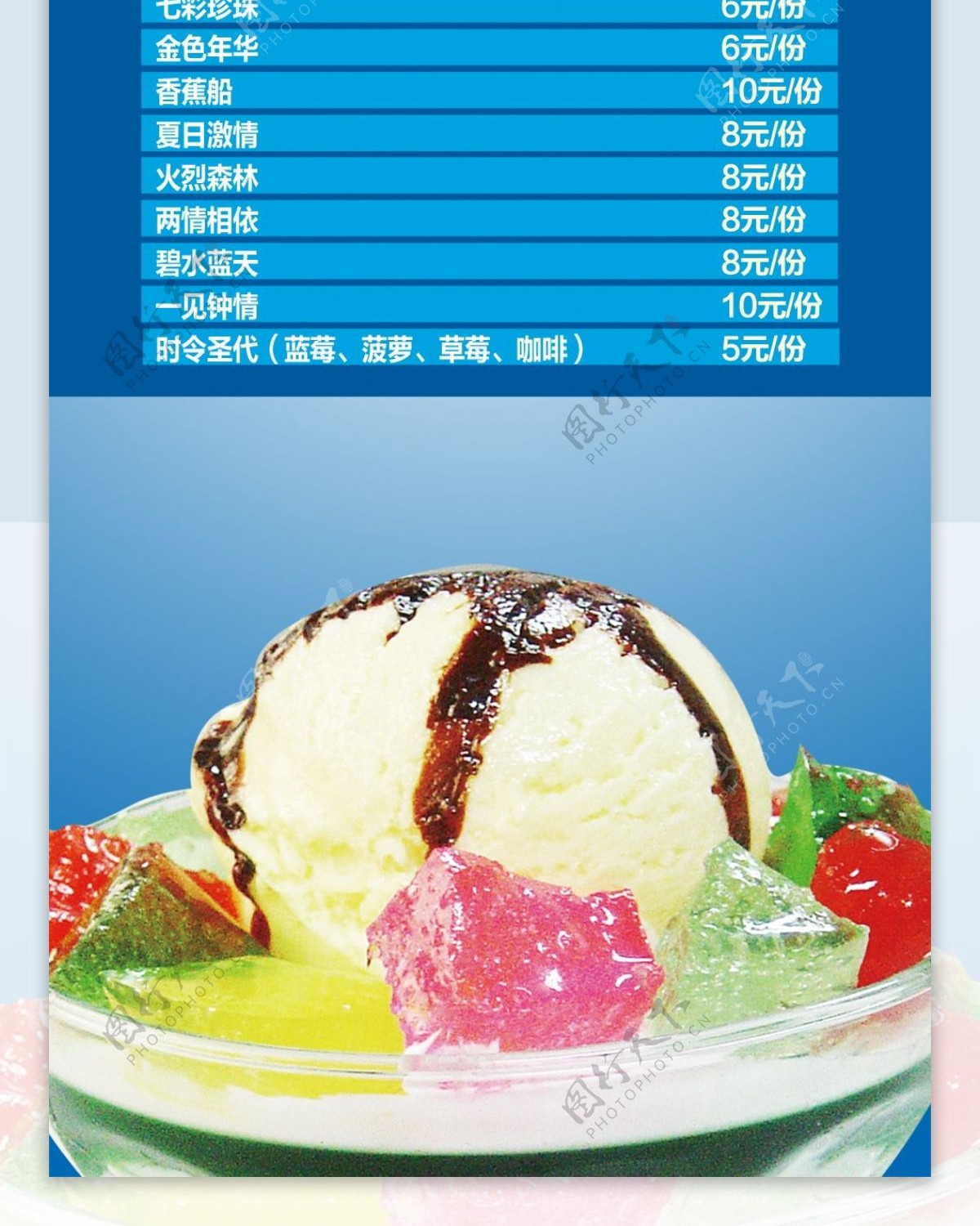 精美冰淇淋展架设计模板素材画面