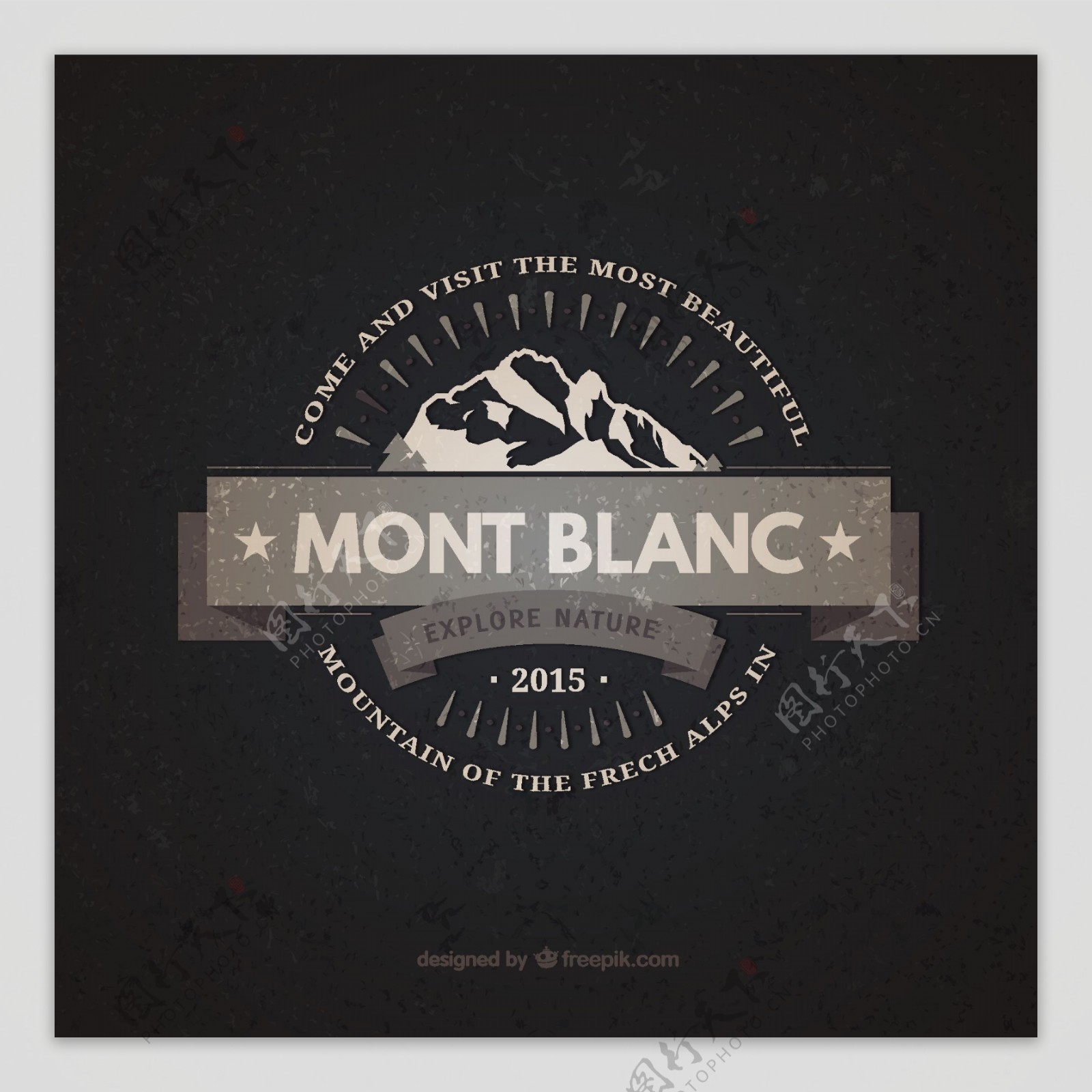 MontBlanc古董徽章