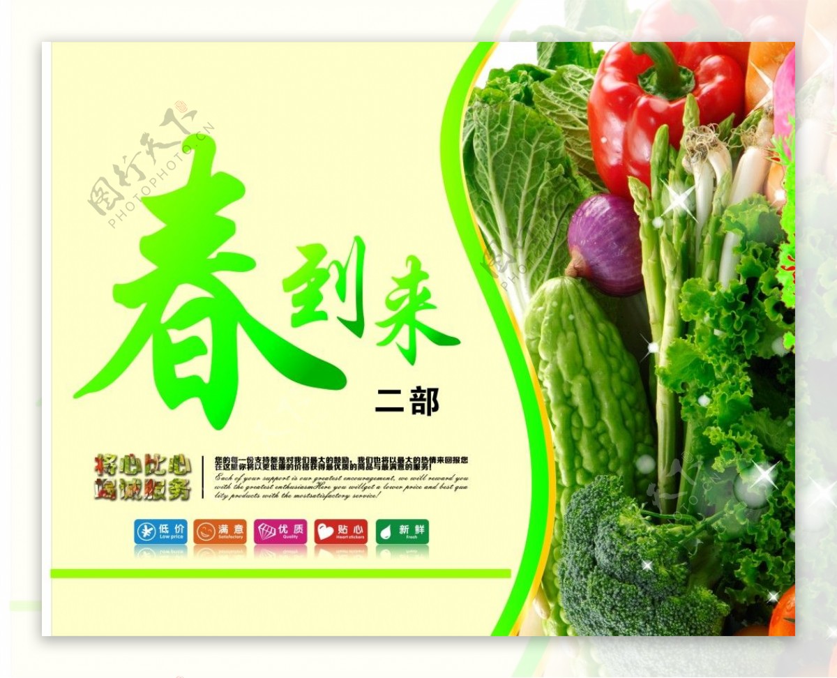 蔬菜展板海报