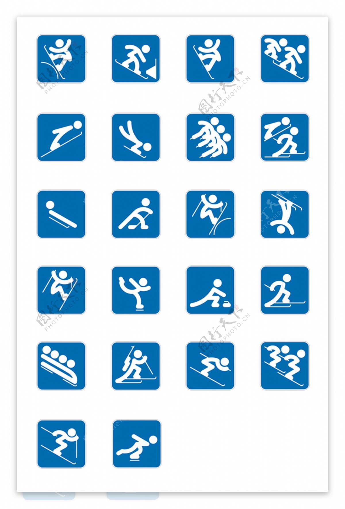 奥林匹克象形图标素材