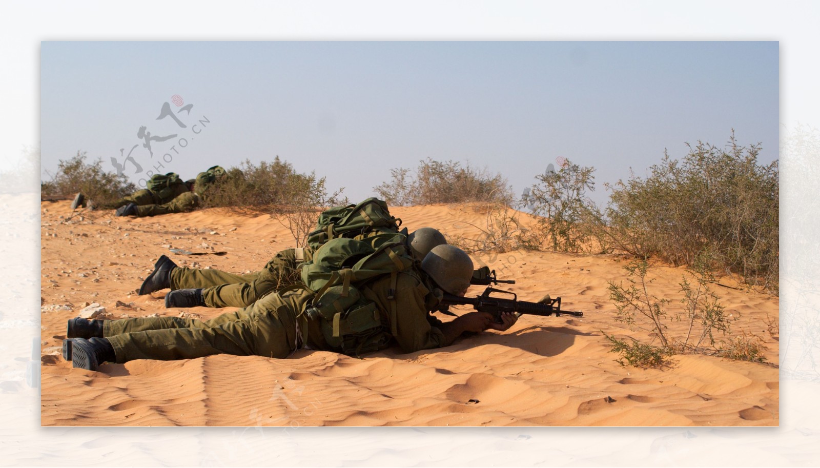中东战争士兵图片