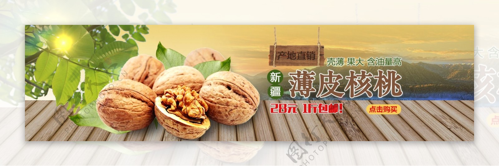 核桃海报banner