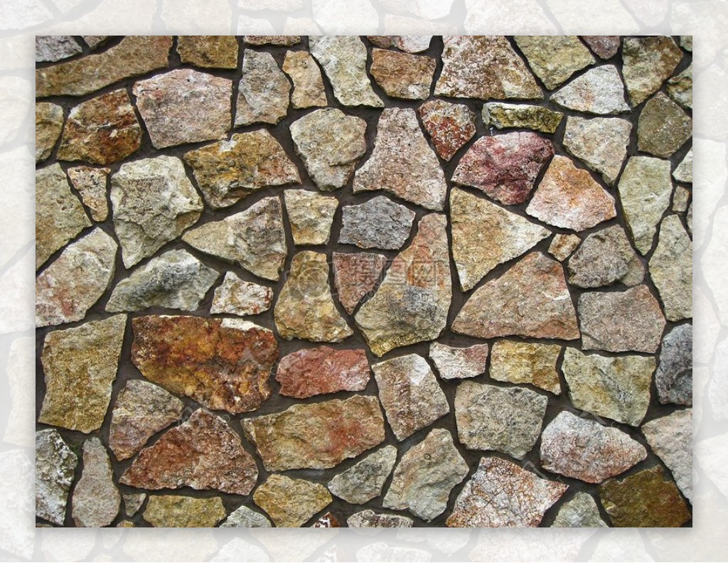 不规则石头抽象背景图案