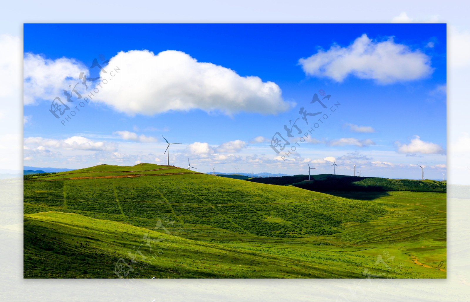 河北草原天路风景