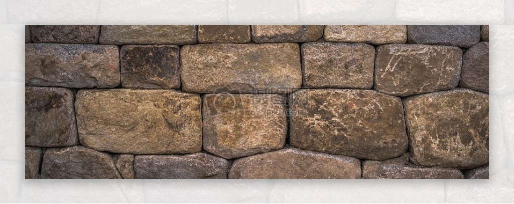饱经沧桑的石砖墙