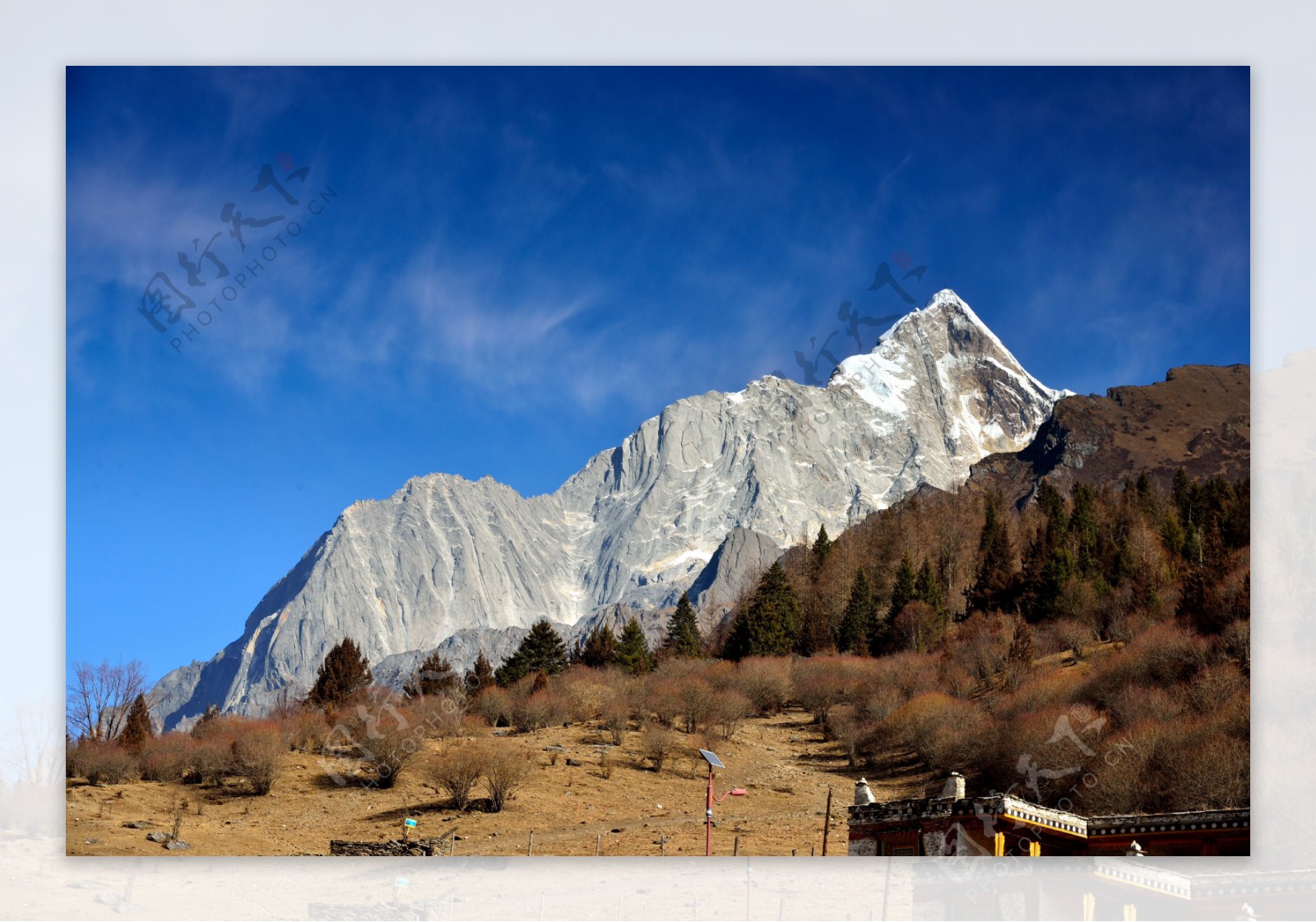 四川四姑娘山长坪沟风景