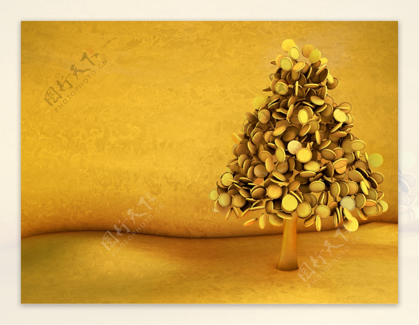 金币发财树图片