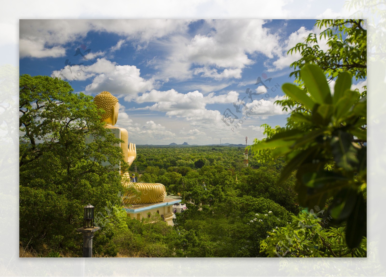 斯里兰卡丹布勒金寺风景
