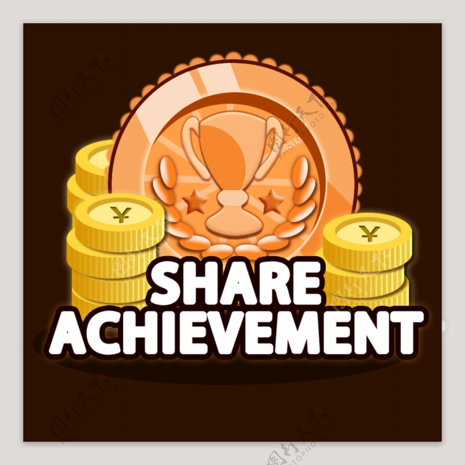 游戏UI图标钱袋金币图标设计
