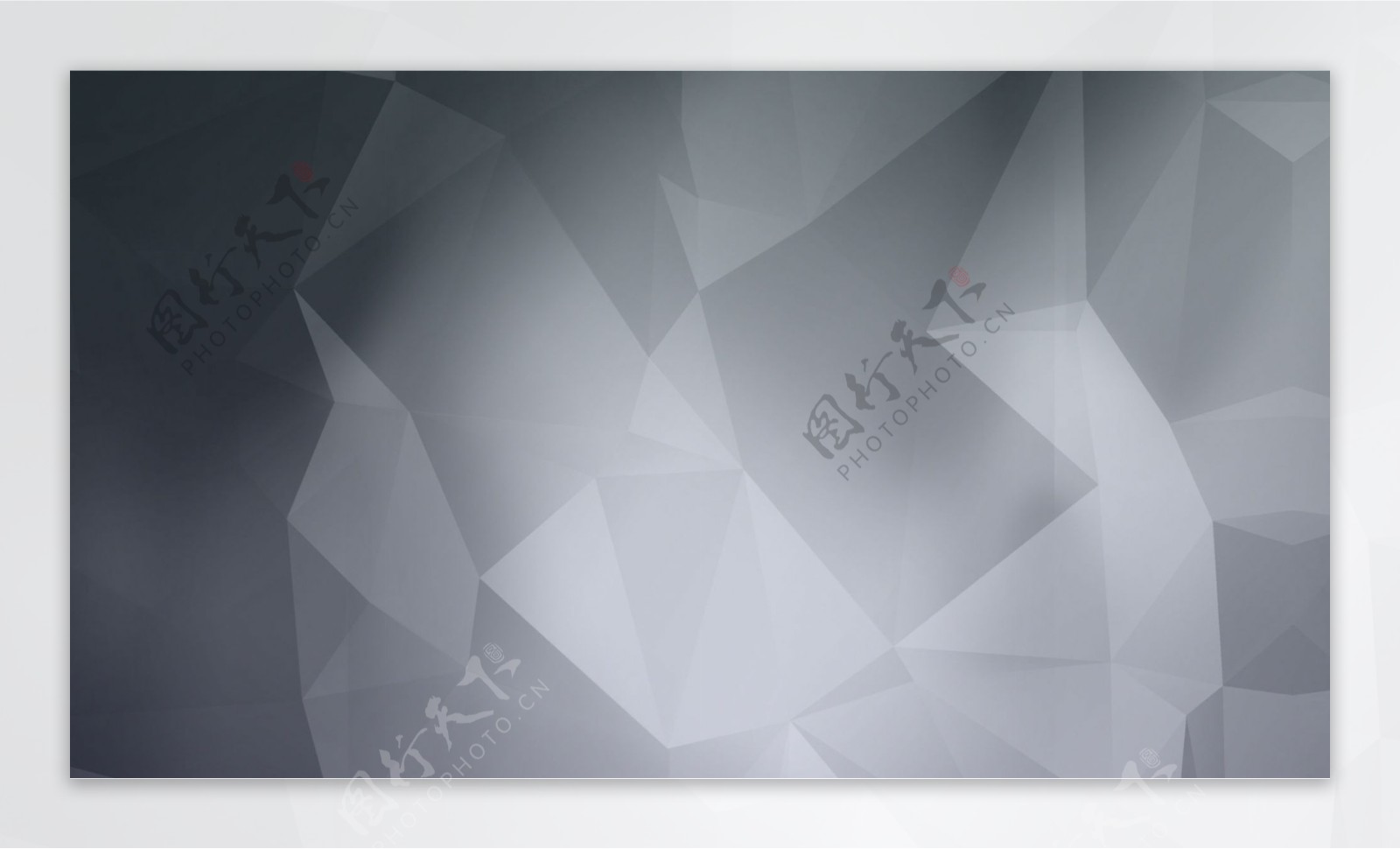灰色酷炫晶格化抽象几何体海报背景