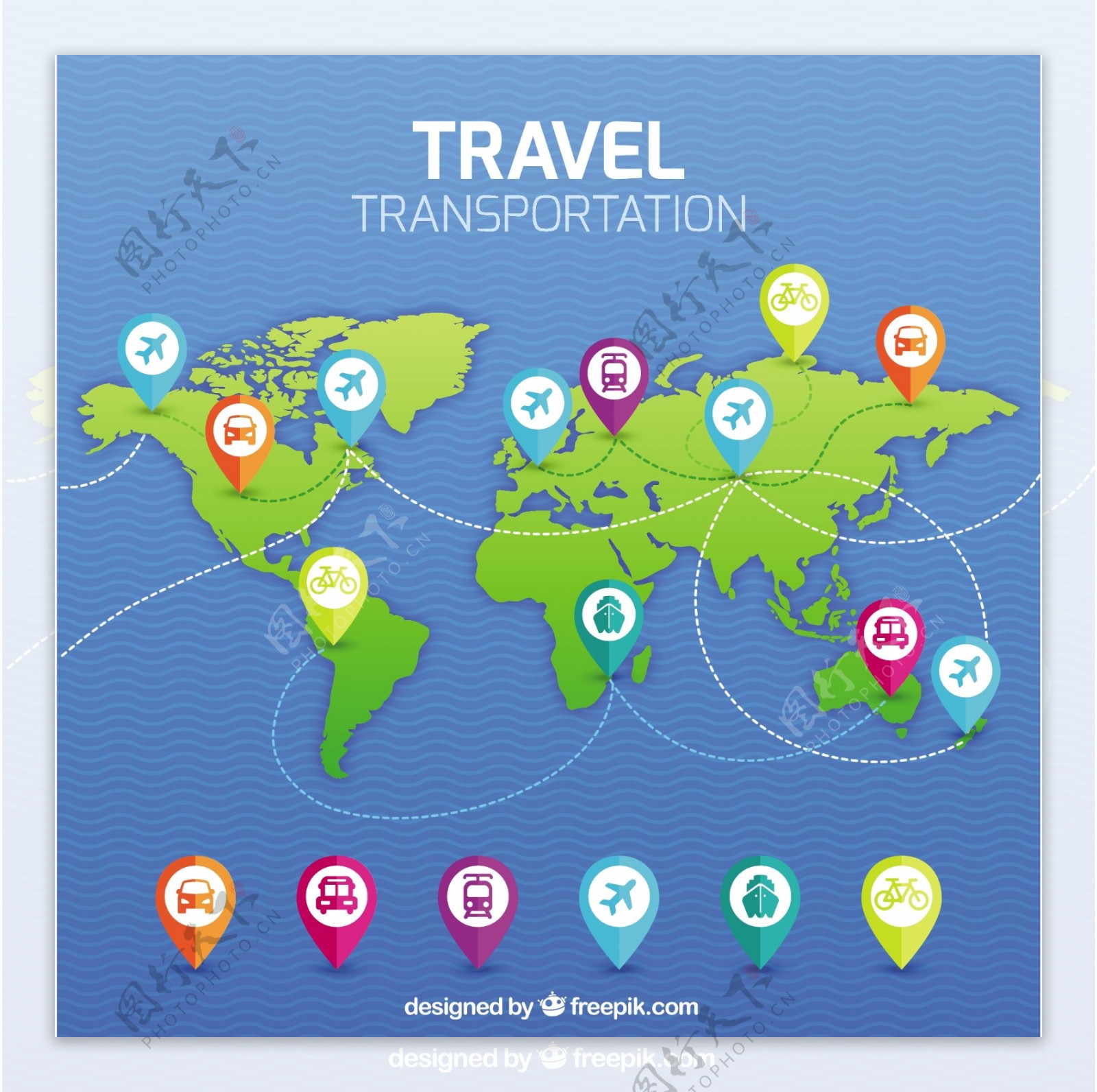旅游交通地图