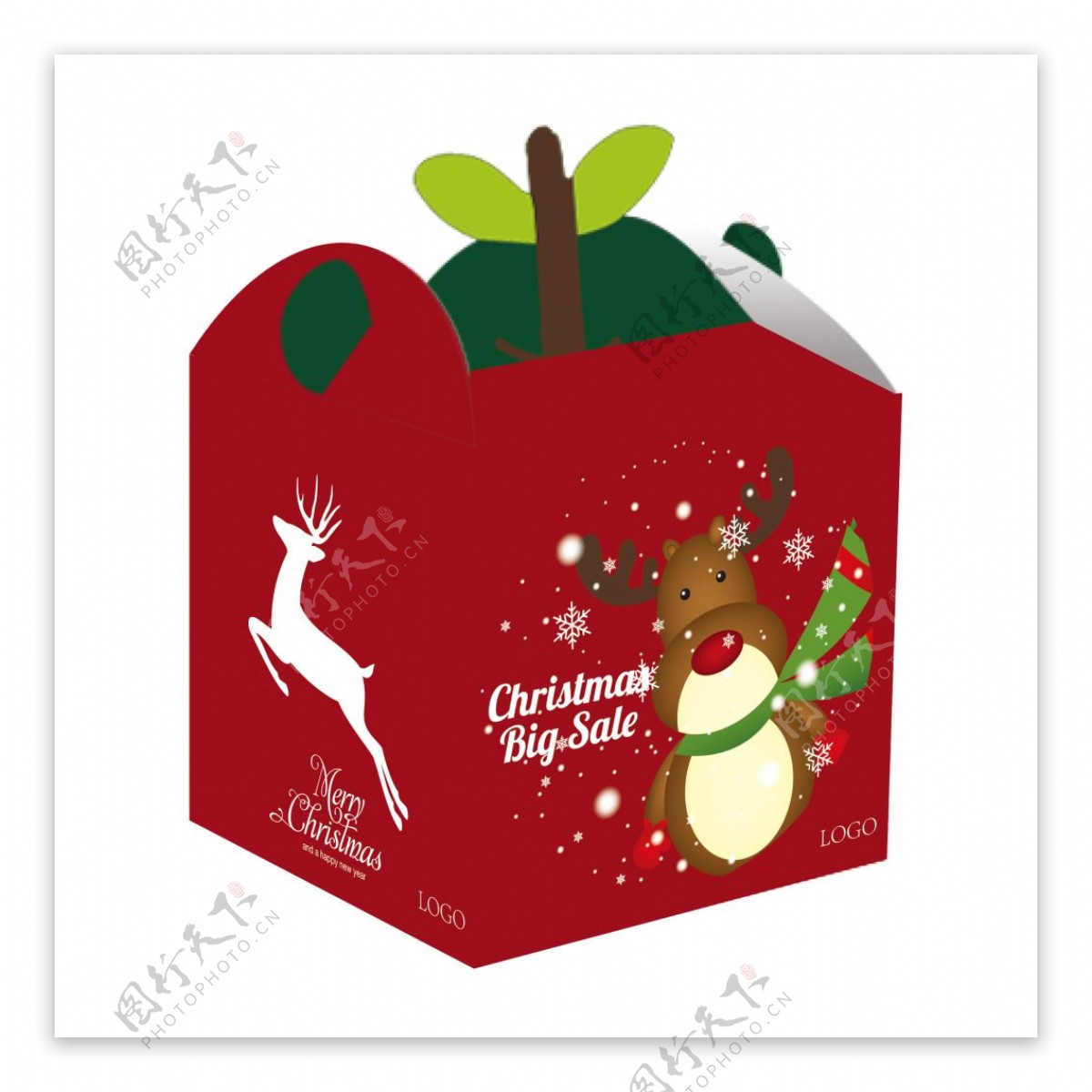 圣诞平安果苹果包装礼盒