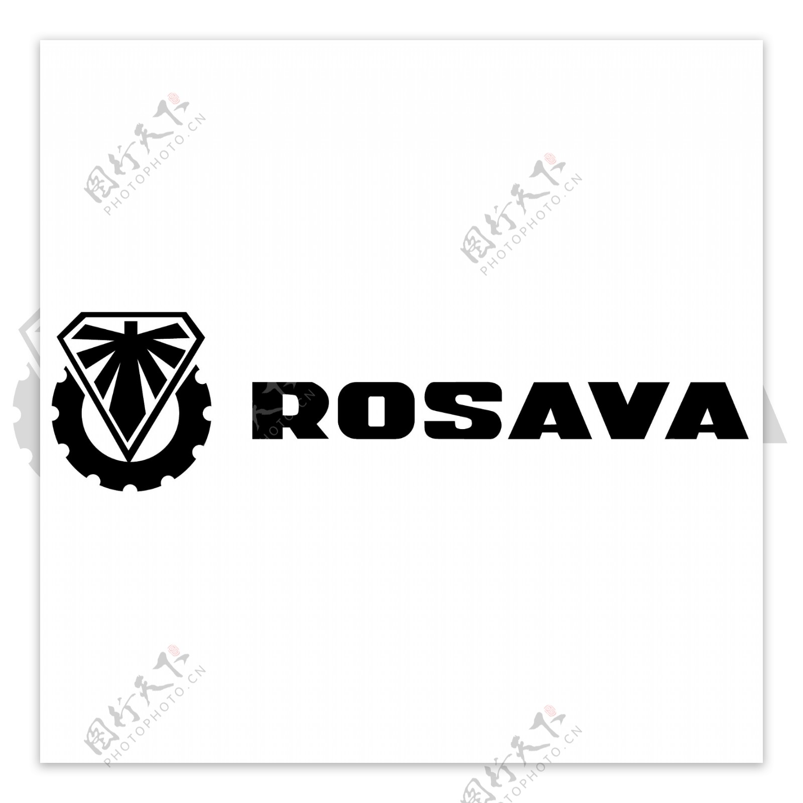 ROSAVA简易logo设计