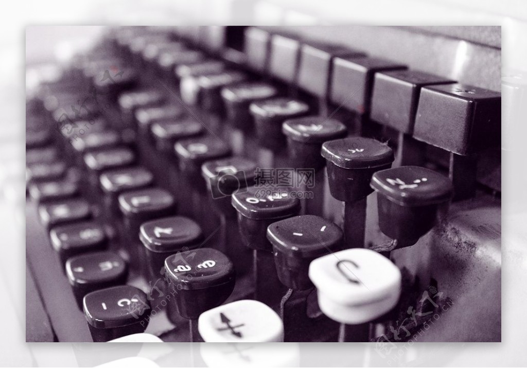 老式的打字机