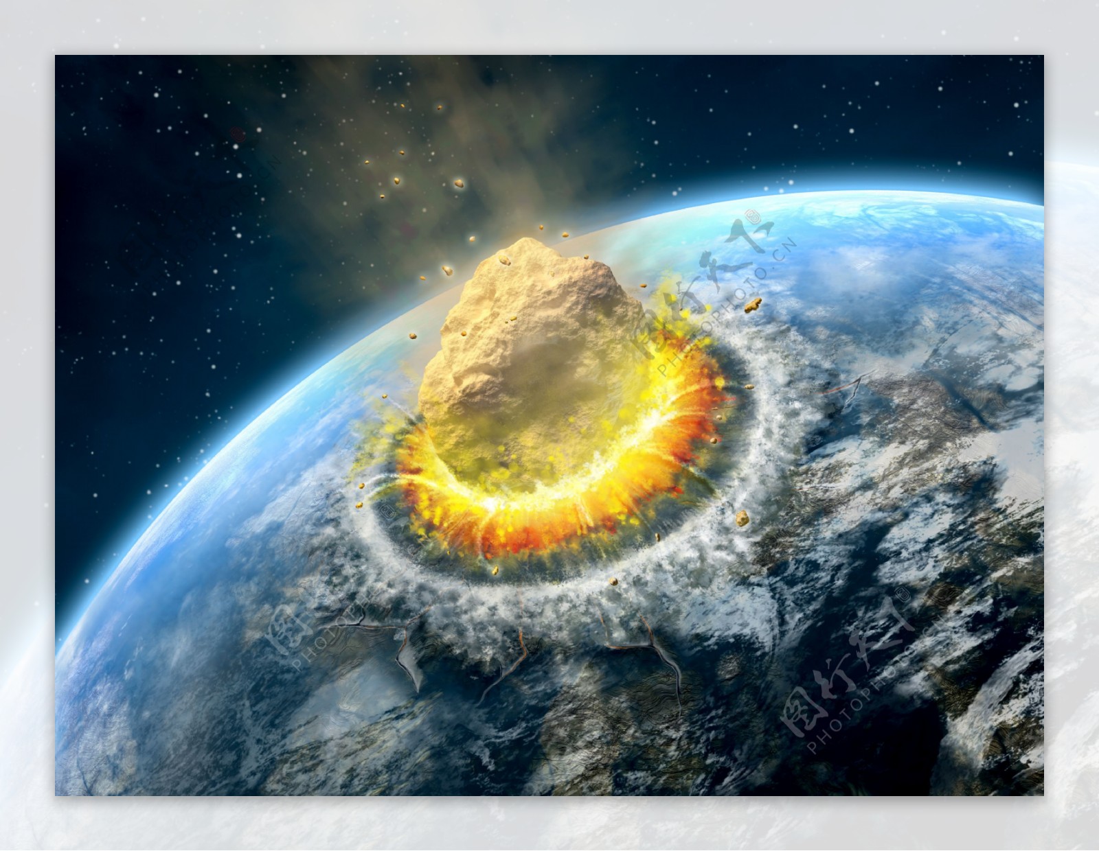 陨石撞击地球