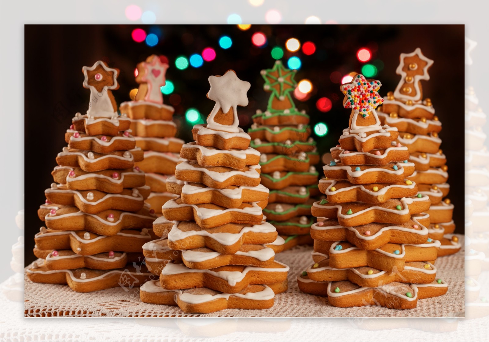 圣诞树饼干图片
