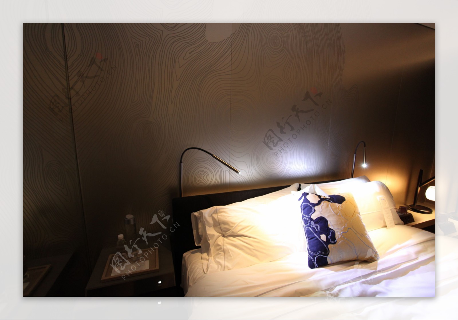 香港W酒店简洁卧室设计图片