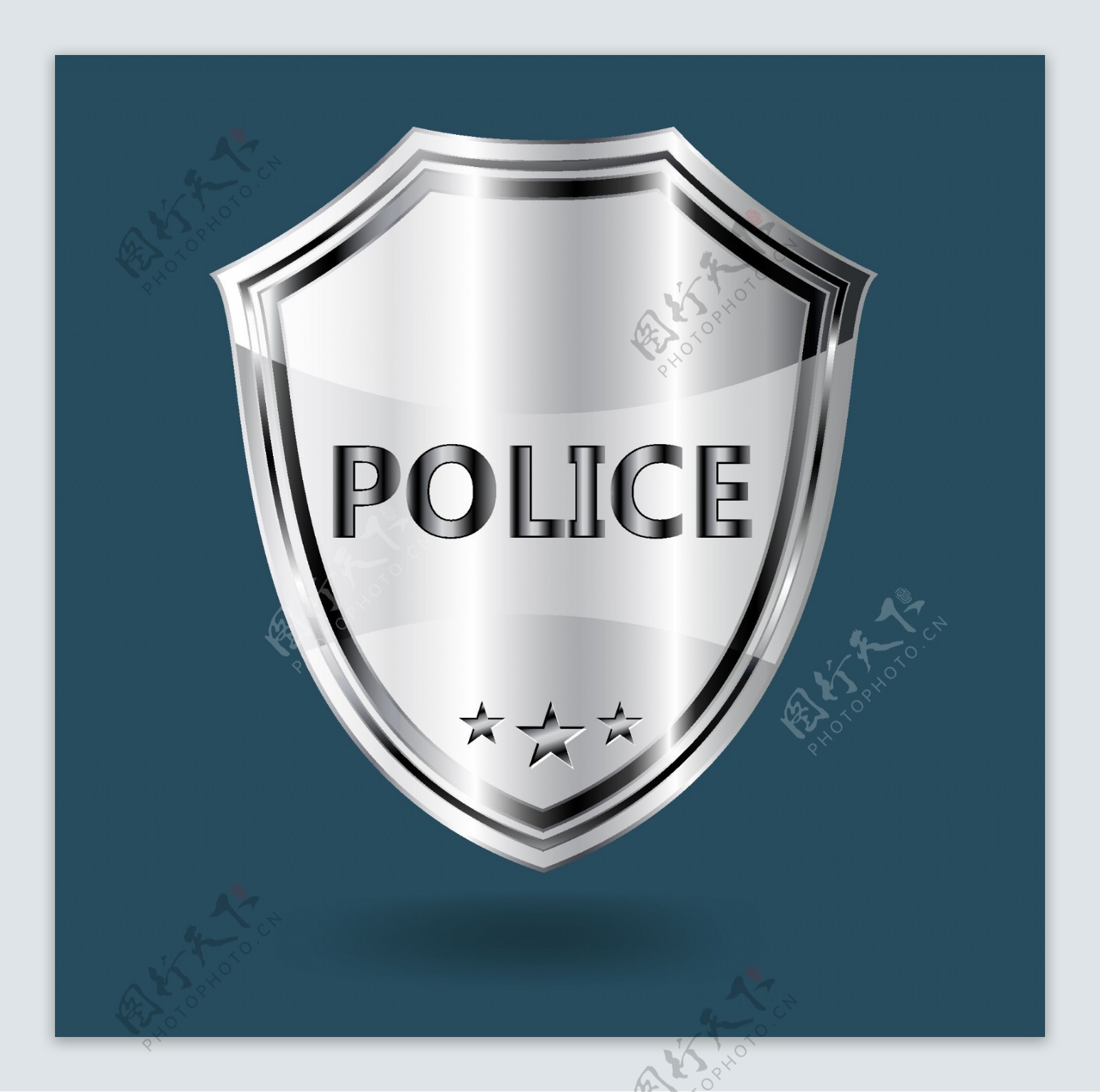警察徽章模板