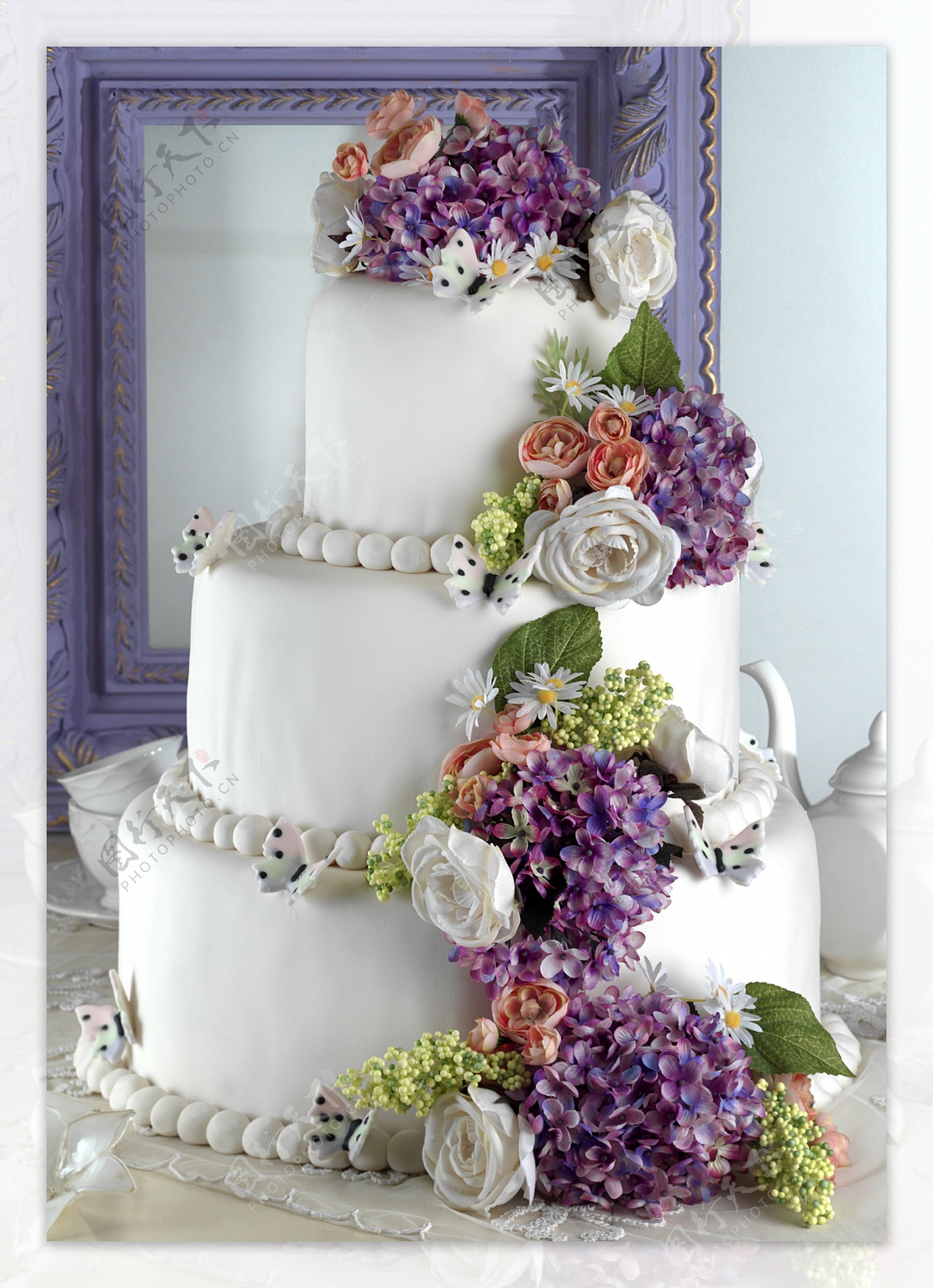 漂亮的结婚蛋糕图片