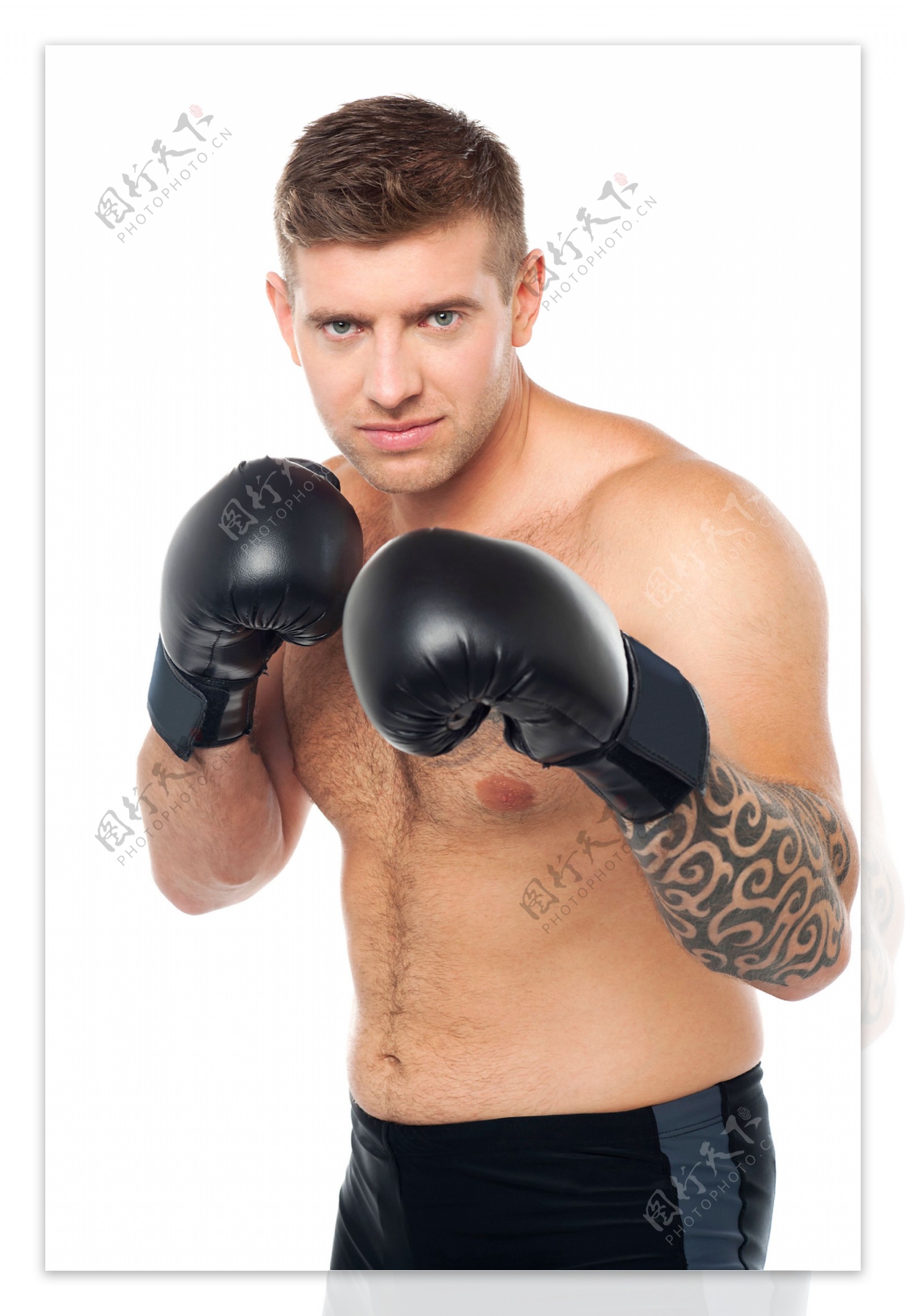 打拳击的男人图片