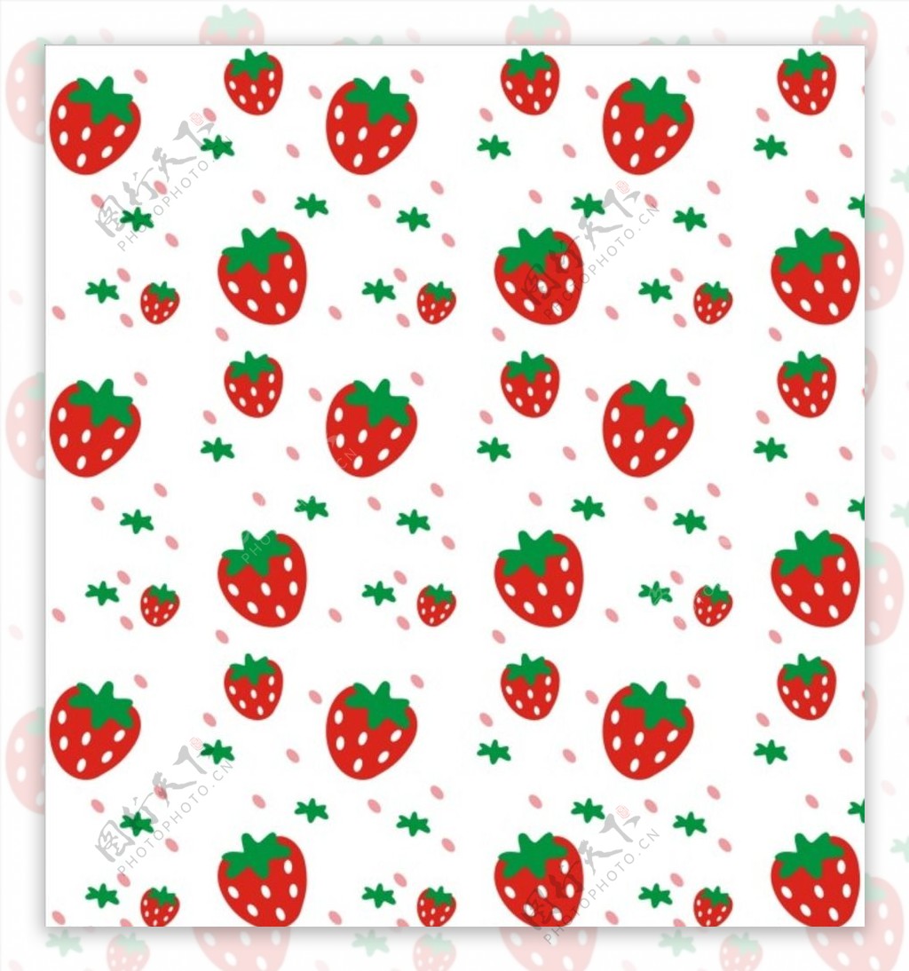 水果草莓背景素材图片