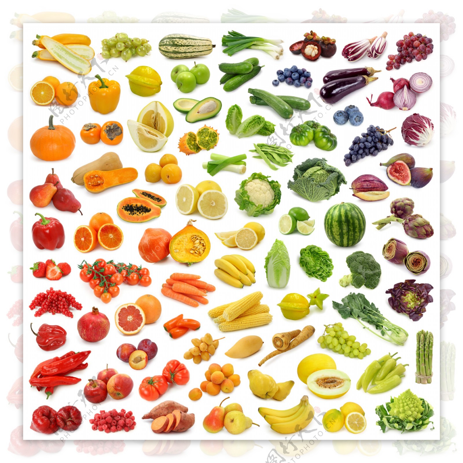 水果蔬菜集合图片